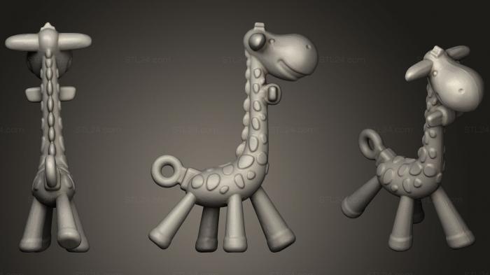 Figurines simple (Giraffe, STKPR_0523) 3D models for cnc